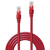 Lindy 0.3m Cat.6 U/UTP Network Cable, Red