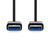 Nedis CCGB61000BK20 USB-kabel 2 m USB 3.2 Gen 1 (3.1 Gen 1) USB A Zwart