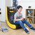 Subsonic SA5610-B1 silla para videojuegos Silla para videojuegos universal Asiento acolchado tapizado Negro, Amarillo
