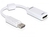 DeLOCK 61767 video kabel adapter 0,125 m DisplayPort HDMI Type A (Standaard) Wit