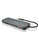 ICY BOX IB-DK4060-CPD Bedraad USB 3.2 Gen 1 (3.1 Gen 1) Type-C Zwart, Grijs