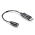 C2G 54426 cavo per cellulare Nero 0,09 m USB-C 3,5 mm