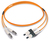 Dätwyler Cables 421551 Glasfaserkabel 1 m SCD FC OM2 Orange