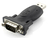 Equip 133382 changeur de genre de câble USB A RS-232 Noir