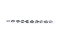 Sticker 131, 132, 133, 134, 135, 136, 137, 138, 139, 140 for Waiter Keys