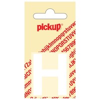 Pickup Plakletter Helvetica 40 mm Wit H