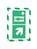 Durable DURAFRAME Magnetic Signage Hazard Frame | 5 Pack | A4 Green & White