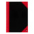 Bantex A4 China Kladde, blanko, 96 Blatt, schwarz/rot