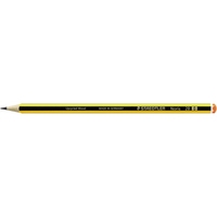 STAEDTLER Bleistift Noris 120-0 2B sechskantform gelb/schwarz