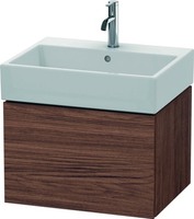 DURAVIT LC617502121 Waschtischunterbau L-CUBE 394 x 584 x 459 mm nussbaum dunkel