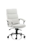 Desire High Executive Chair White With Arms EX000020