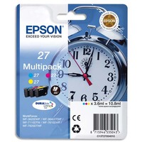 EPSON Multipack Jet d'Encre 3 couleurs Cyan Magenta Jaune (T2705) C13T27054012