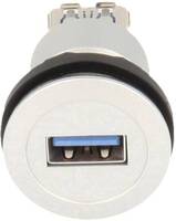 USB hüvely, beépíthető, 2.0 Alj, beépíthető Schlegel Elektrokontakt RRJ_USB3_AA_633 Schlegel Tartalom: 1 db