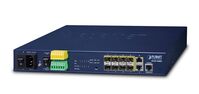 13" 8-Port 100/1000Base-X SFP + 2-P 10/100/1000Base-T L2/L4 Managed Metro Ethernet Switch (AC+2 DC, DIDO) Netzwerk-Switches