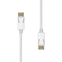 DisplayPort Cable 1.2 2M White DisplayPort kábelek