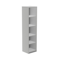 ARMARIO ESTANTERIA ALTO SIN PUERTAS 195x45x45 ESTRUCTURA ALUMINIO/TAPA GRIS