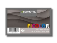 AURORA Systeemkaart, Gelinieerd, 75 x 125 mm, Assorti (pak 1000 stuks)