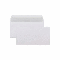 Briefumschläge 125x235mm 80g/qm haftklebend VE=1000 Stück weiß