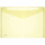 Dokumentenmappe A4 quer PP Klettverschluss gelb transparent