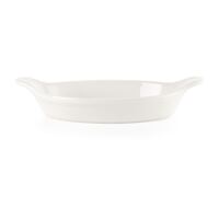 Churchill Super Vitrified Oval Eared Dishes in White 228mm Pack of 6