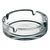 Olympia Ashtray in Clear Made of Glass Stackable Small 107 (�) mm