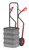 fetra® Stapelkarre"GREY EDITION", 300 kg Tragkraft, Schaufel 250 x 320 mm, Höhe 1300 mm, Lufträder