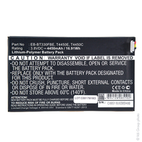 Batterie(s) Batterie tablette 3.8V 4450mAh