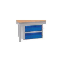 Drawers & cupboards, 2 drawer blue