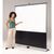 Compact floor standing portable projection screen, H x W 1350 x 1800mm