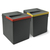 Emuca Kit de contenedores de reciclaje para cajón de cocina Recycle altura 266mm, 2x15litros, Plástico gris antracita