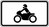 Verkehrszeichen VZ 1010-62 Krafträder, auch mit Beiwagen,, Kleinkrafträder und Mopeds 231 x 420, 3mm flach, RA 1