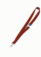 Textile Lanyard with Snap Hook & Safety Release 20 x 440mm Red (Pack 10) - 81370