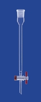 Kolumny chromatograficzne DURAN® ze szklanym szlifem i wgłębieniami nad zaworem Rozmiar szlifu NS14/23