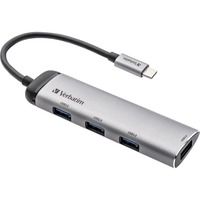 Verbatim USB-C Multiport-Hub, 4 x USB 3.2 Gen.1