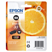 Epson 33 Tinte schwarz foto für Expression Premium XP-530, 630 series, 830