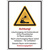 Warnzeichen "Warnung vor Erstickungsgefahr" [W041], Folie (0,1 mm), 210 x 297 mm, ASR A1.3 / ISO 7010, selbstklebend