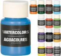 Bote de Maquillaje al Agua en varios colores 28 ml Plata