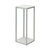 Presentation Plinth / Column Display / Stand Display / Column "Construct" | silver anodised / grey white 400 mm 1000 mm 400 mm W/D 400 x H 1000 mm