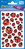Deko Sticker, Papier, Marienkäfer, rot, schwarz, 114 Aufkleber