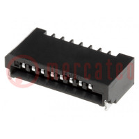 Connector: FFC/FPC; horizontaal; PIN: 8; Non-ZIF; SMT; 0,5A; 1mm; 50V