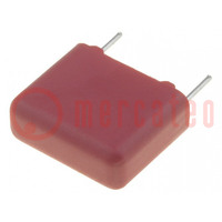 Capacitor: polyester; 100nF; 200VAC; 400VDC; 10mm; ±20%; 5x11x13mm