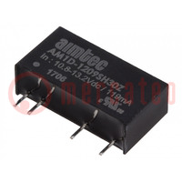 Converter: DC/DC; 1W; Uin: 10.8÷13.2V; Uout: 9VDC; Iout: 110mA; SIP7