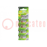 Battery: alkaline; 12V; 23A,8LR932; non-rechargeable; Ø10x28mm