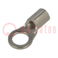 Tip: ring; M3,5; 1.42÷3mm2; crimped; for cable; non-insulated