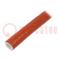 Insulating tube; Size: 22; fiberglass; L: 1m; -55÷260°C; Øout: 28mm