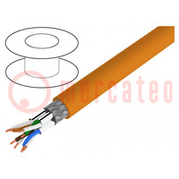 Wire; BiTLAN,S/FTP; 4x2x22AWG; 7a; data transmission; solid; Cu