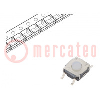 Mikroprzełącznik TACT; SPST-NO; Poz: 2; 0,05A/32VDC; SMT; brak