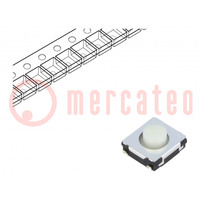 Microswitch TACT; SPST; Pos: 2; 0.02A/15VDC; SMT; none; 1.6N; 3.1mm