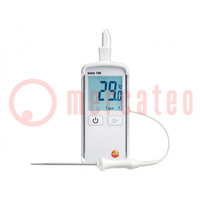Meter: temperature; digital; LCD; -50÷300°C; Resol: 0.1°C; IP67