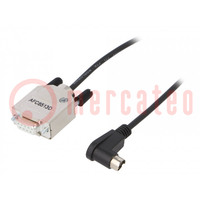 Cable para software; Interfaz: RS232; GT707; serie FP-X0; 3m